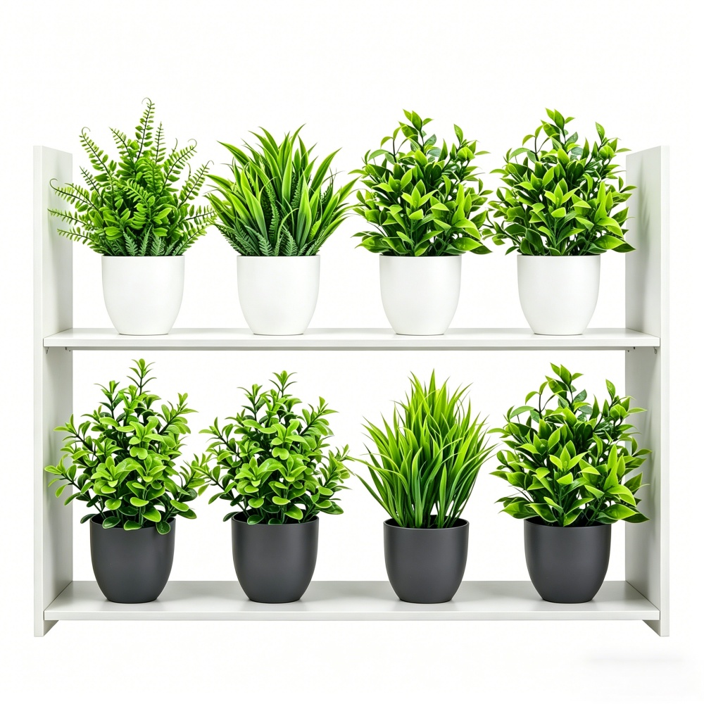 Bonsai Gardenia - 4 szt./zestaw Mini Sztuczne Rośliny Doniczkowe