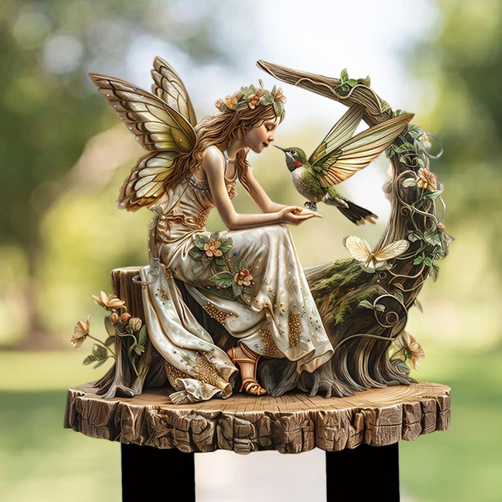 Bonsai Garden Pot - Wróżka Dekoracyjna Stojak Ogrodowy 2D Doniczka